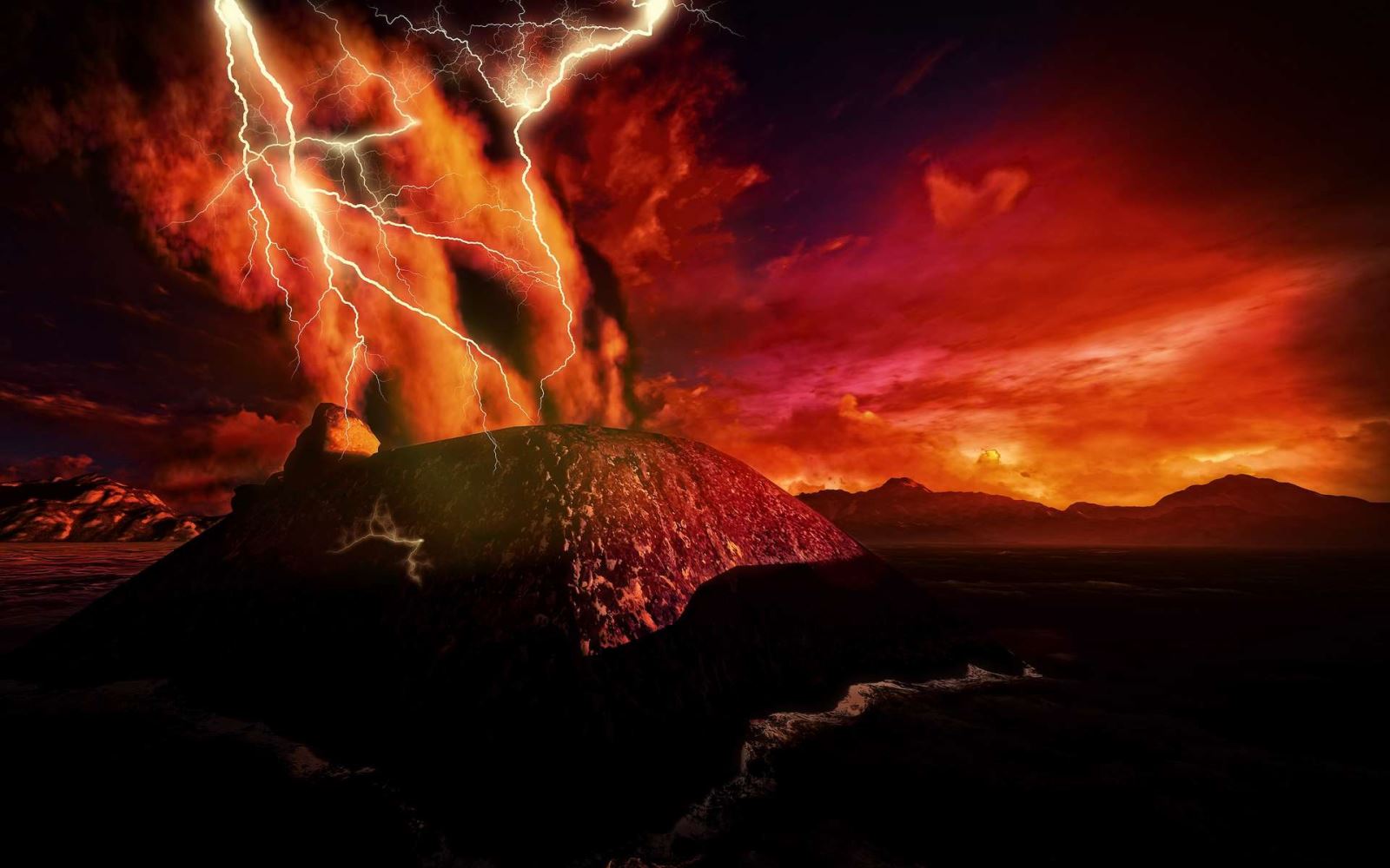 Sao Hoả sống sót qua 500 triệu năm bị 'nấu' bởi siêu núi lửa phun trào