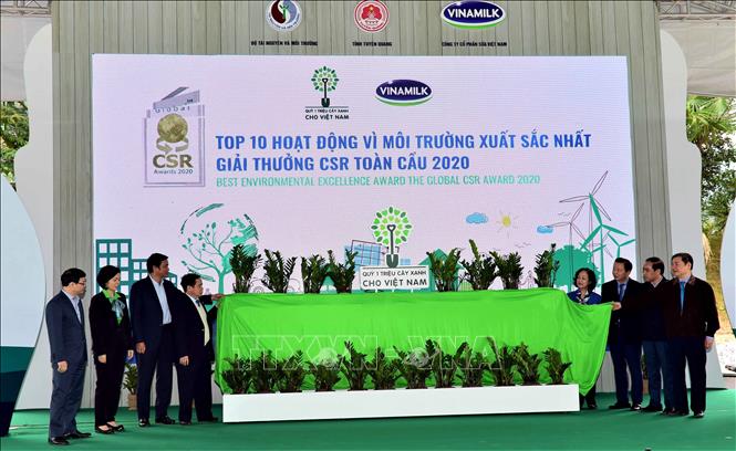 Hoàn thành vượt mốc 'Một triệu cây xanh cho Việt Nam'