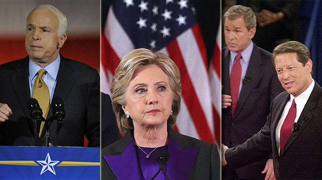 Những bài phát biểu nhận thua nổi tiếng trong lịch sử bầu cử Mỹ