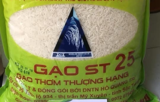 Tràn lan gạo ST25 nhái
