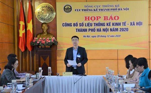 Hà Nội: GRDP năm 2020 theo giá hiện hành ước đạt 1.016 nghìn tỷ đồng