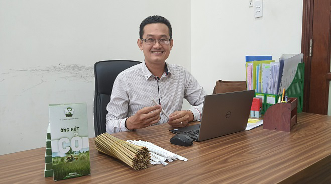 Biến cỏ dại thành ống hút xuất khẩu doanh thu trăm tỷ