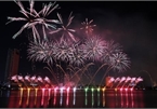 Colourful firework displays wow spectators in Da Nang