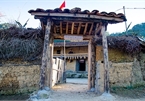 A village of earthen houses in Ha Giang