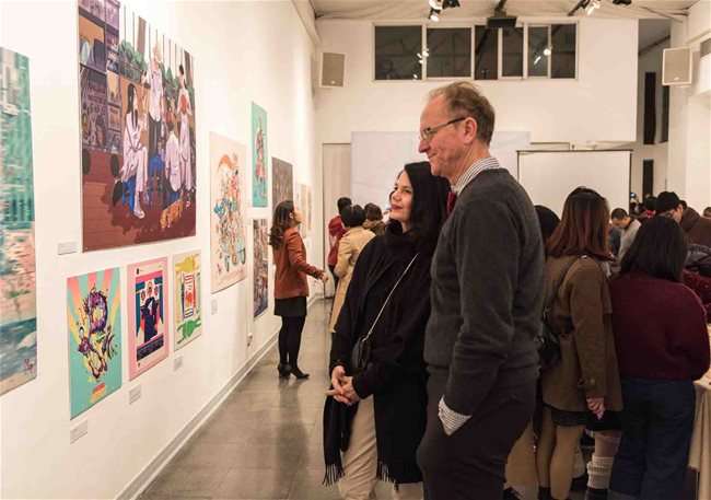 Goethe Institut hosts first illustrations exhibition in Hanoi