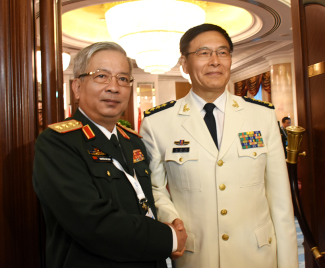 Hoạt động của tướng Nguyễn Chí Vịnh tại Đối thoại Shangri-La lần thứ 15 - ảnh 7