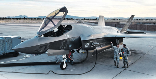 Mới vào biên chế, Không quân Mỹ đã cho F-35 nằm đất - ảnh 1