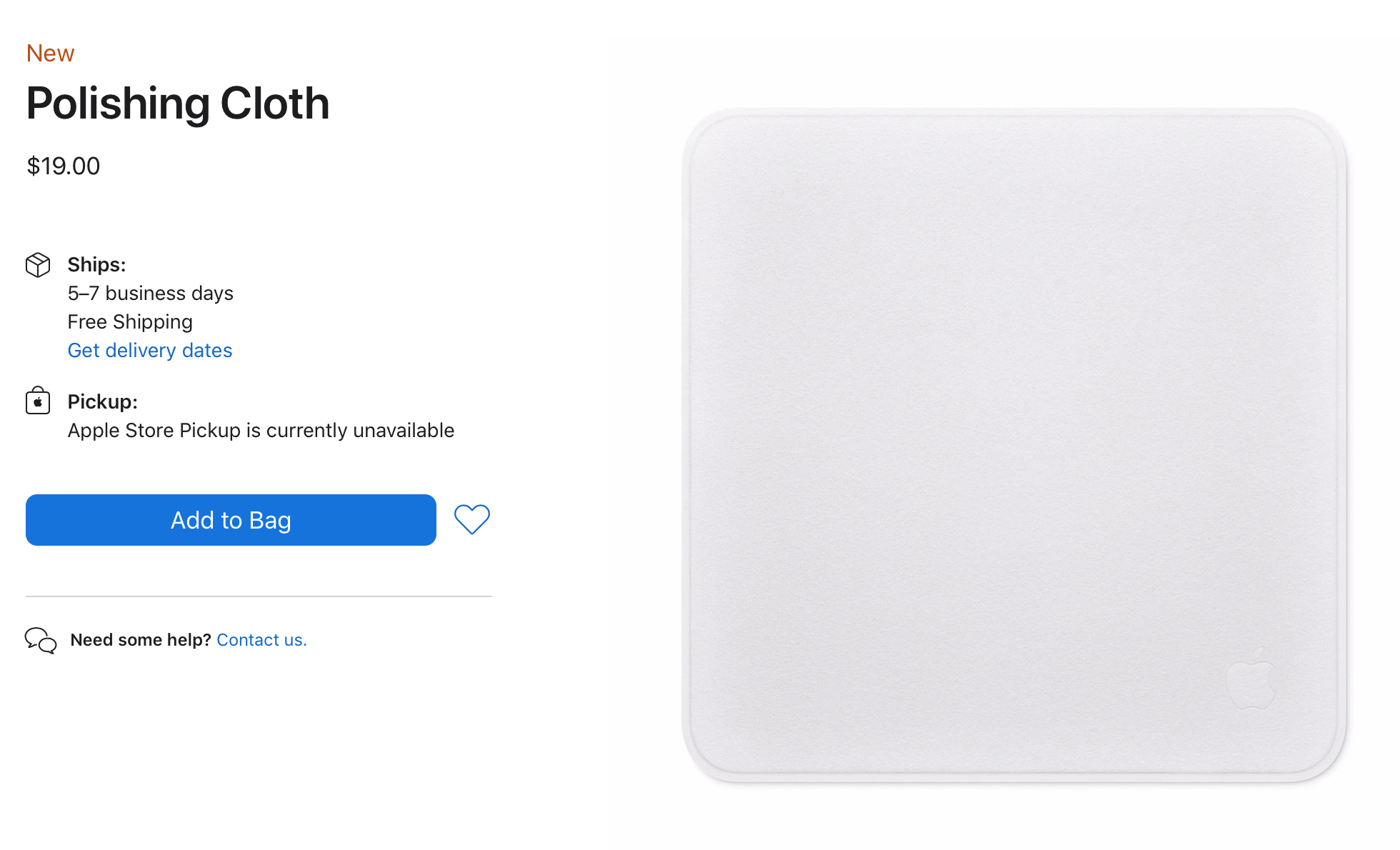 Apple ra mắt miếng giẻ lau, giá gần 500.000 đồng - Ảnh 1.