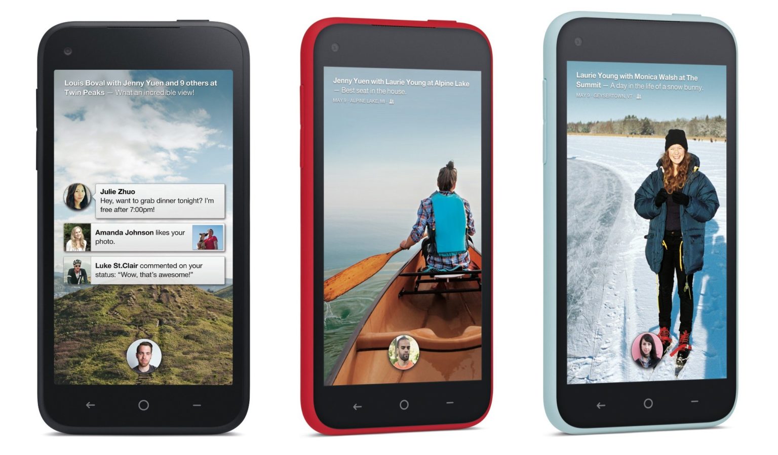 Facebook thời oanh liệt có cả điện thoại với nút 