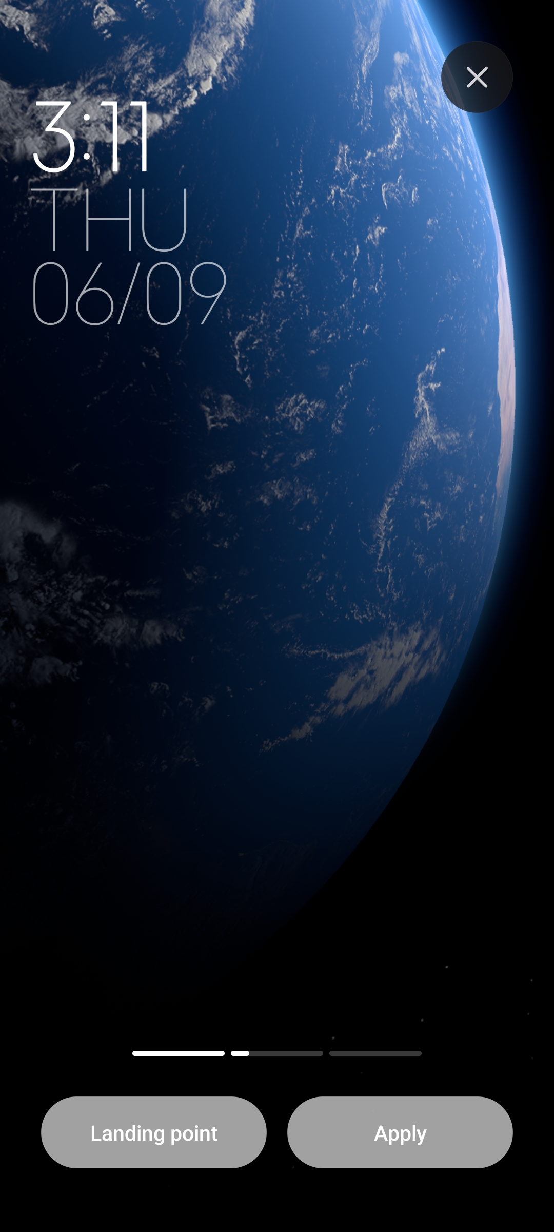 Với hình ảnh tuyệt đẹp, bạn sẽ được ngắm nhìn vẻ đẹp của hành tinh xanh lác đác ánh sáng từ không gian. Hãy cho máy của bạn một phong cách mới, bắt đầu với hình nền trái đất MIUI