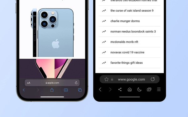 Nối gót Apple, Samsung đặt thanh địa chỉ xuống dưới trình duyệt web trên smartphone