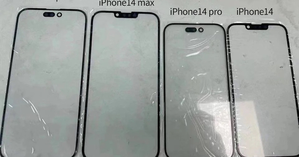 Hình ảnh rò rỉ cho thấy thiết kế đục lỗ trên iPhone 14 Pro