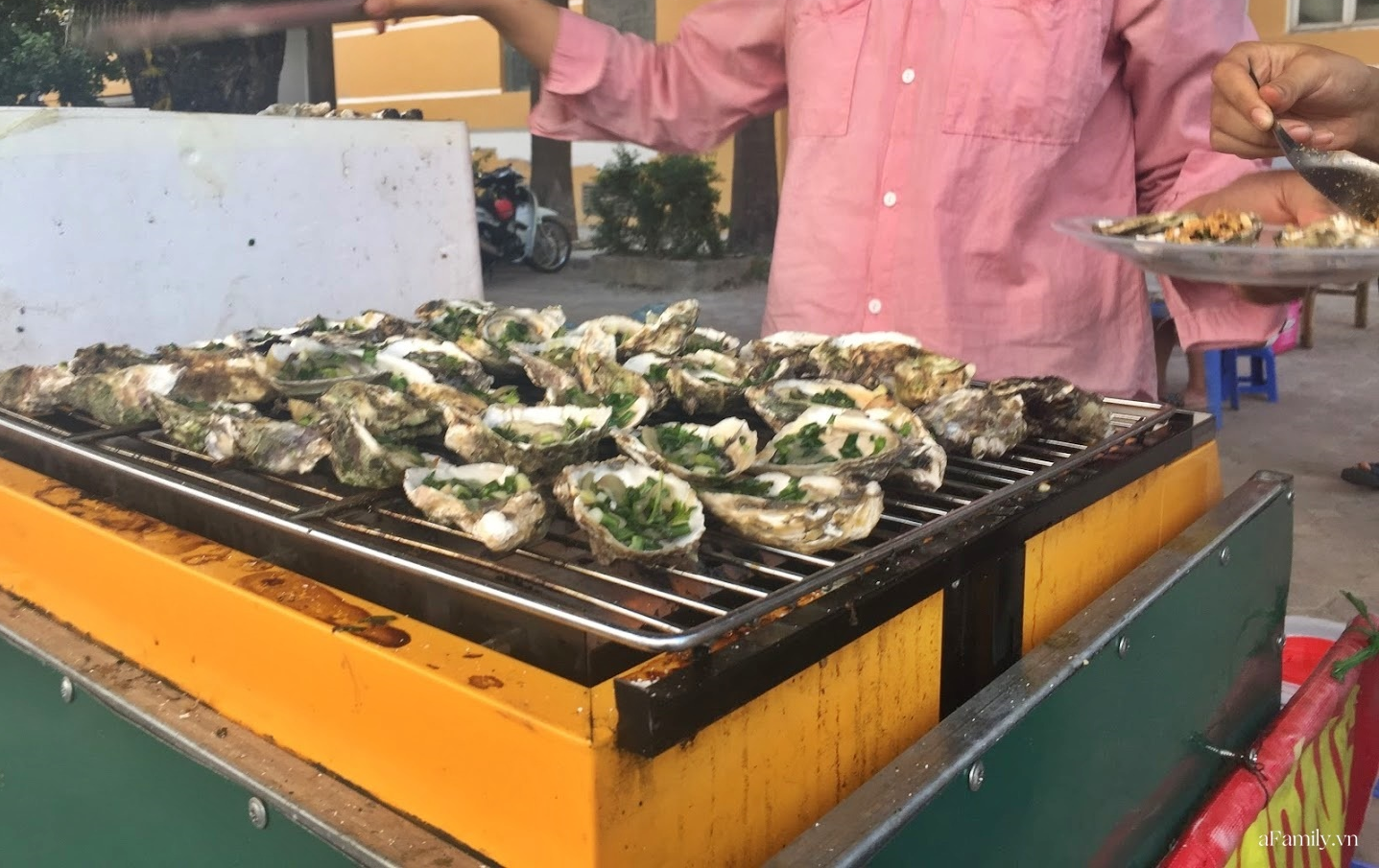 Hàu nướng vỉa hè giá 5K hút người mua, tiểu thương ngày bán cả nghìn con kiếm tiền triệu - Ảnh 8.