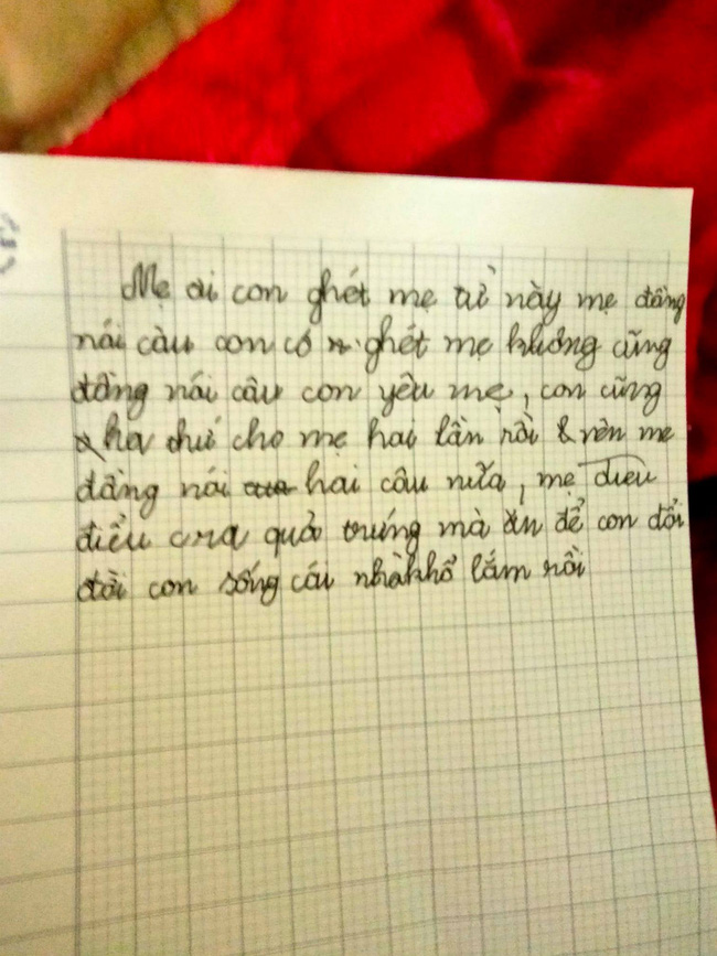 Lời nhắn nhói lòng của con gái gửi đến mẹ: Mẹ đẻ quả trứng mà ăn để con đổi đời, con sống trong cái nhà này khổ lắm rồi - Ảnh 1.