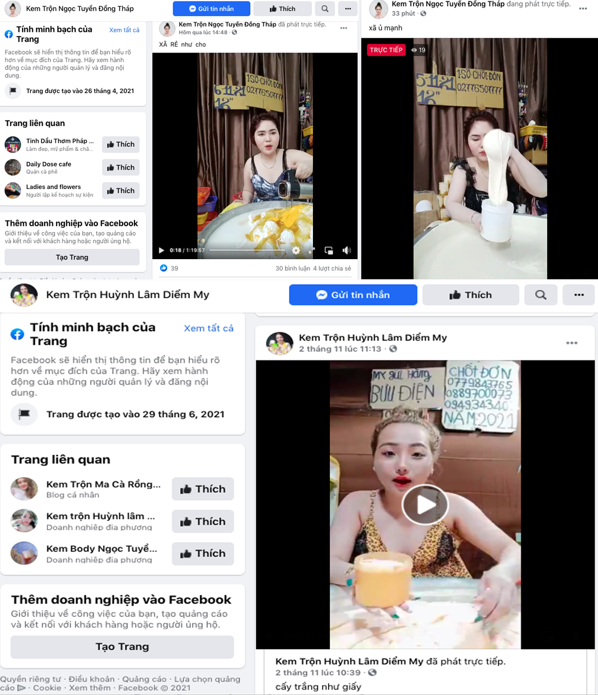 Kinh hoàng tiểu thương vừa