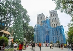 Hanoi churches covered with Christmas decorations