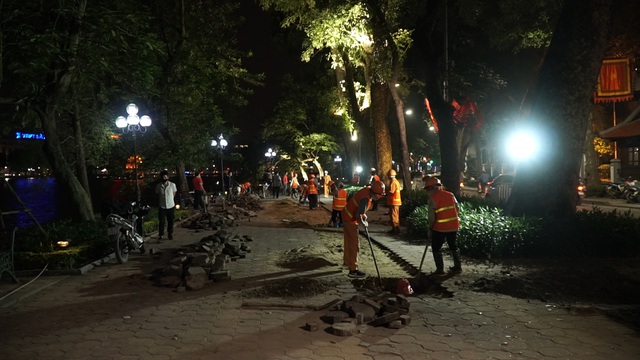 Hoan Kiem Lake surroundings upgraded