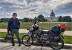 Tien Giang man travels the world by motorbike