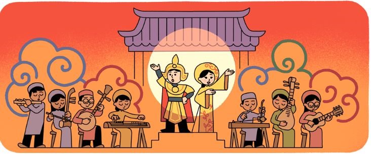 Google Doodle marks Vietnam’s Cai Luong folk opera