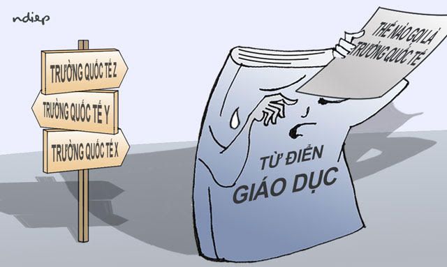 Khi những tấm biển trường quốc tế rơi xuống... - 1