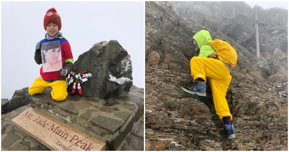 Thực hiện lời hứa với mẹ, bé 8 tuổi chinh phục đỉnh núi cao 3952 mét - 1
