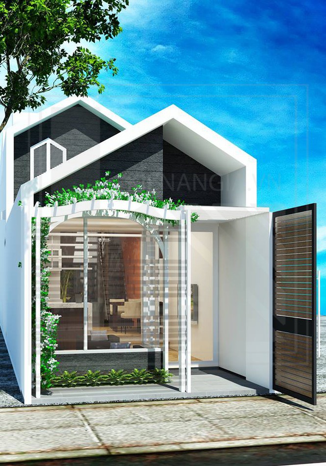 Mẫu nhà cấp 4 rẻ tiền tuyệt đẹp, được ưa chuộng cuối năm 2019 - 1