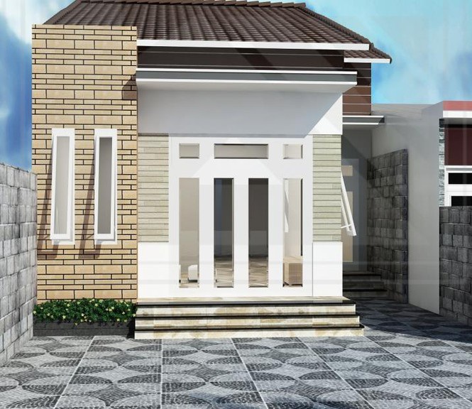 Mẫu nhà cấp 4 rẻ tiền tuyệt đẹp, được ưa chuộng cuối năm 2019 - 3