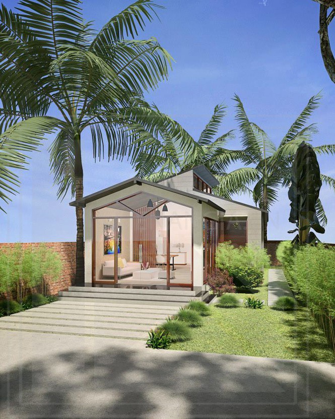 Mẫu nhà cấp 4 rẻ tiền tuyệt đẹp, được ưa chuộng cuối năm 2019 - 4