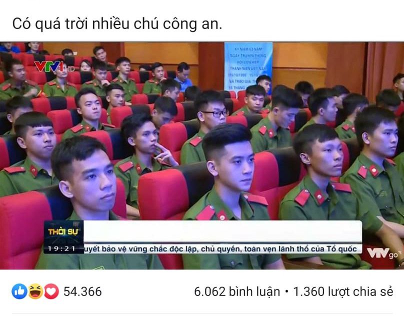 Chỉ 2 giây lên sóng truyền hình, nam sinh ĐH Phòng cháy bỗng nổi rần rần - 1