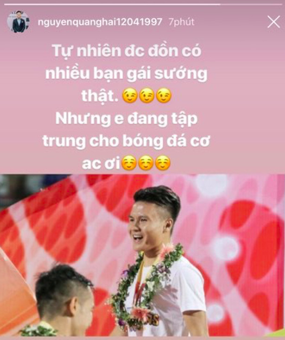 Tuyển thủ Quang Hải lên tiếng phủ nhận mọi tin đồn chuyện tình cảm - 2