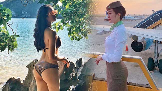 3 nữ tiếp viên hàng không Việt Nam gợi cảm khi rời đồng phục bay - 6