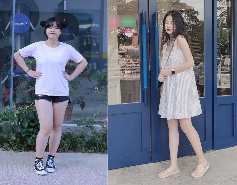 3 tháng giảm gần 30kg, nữ sinh phủ nhận 'lột xác' nhờ dao kéo
