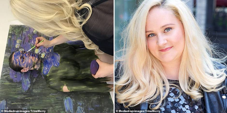 Người mẫu khỏa thân “nhập vào” những siêu phẩm hội họa - 8