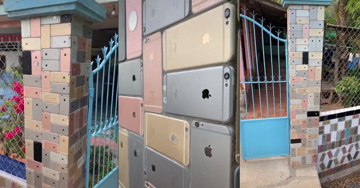 Ốp tường rào bằng iPhone, căn nhà ở Việt Nam bỗng nhiên nổi tiếng trên mạng - 2