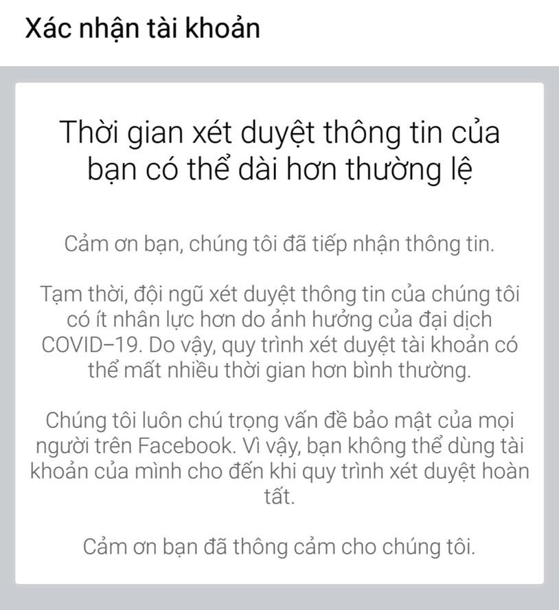 Nhiều người dùng Facebook tại Việt Nam bị khóa tài khoản không rõ lý do - 2