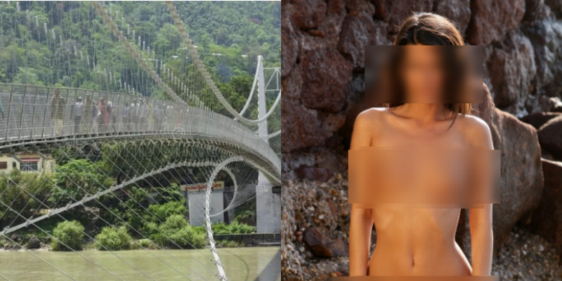 Nữ du khách bị bắt vì khỏa thân quay video trên cây cầu linh thiêng - 1