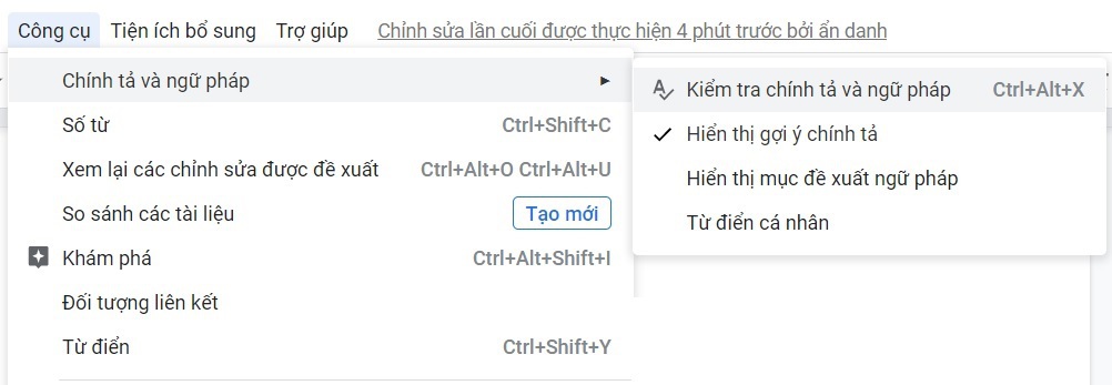 Thủ thuật kiểm tra lỗi chính tả khi soạn thảo văn bản tiếng Việt - 4