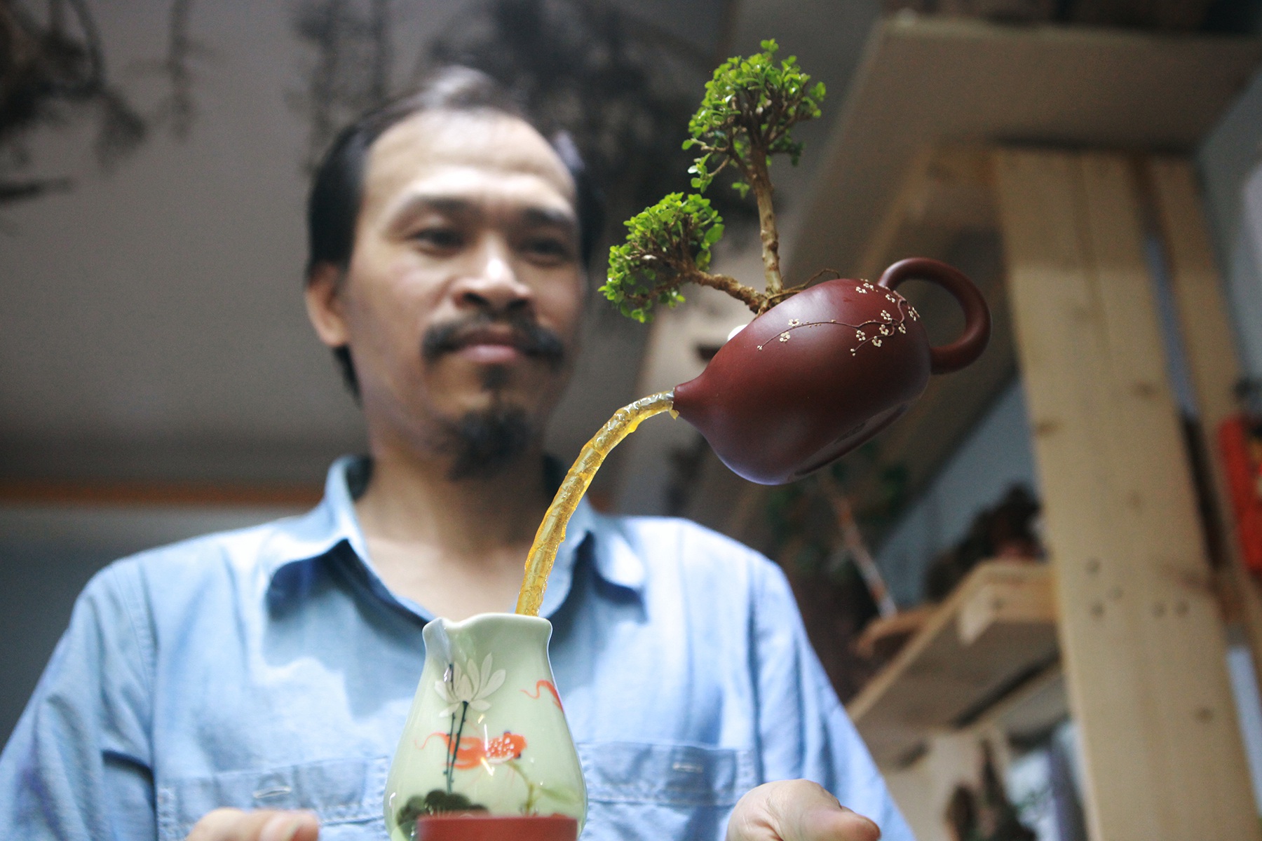 Bất ngờ với những “hòn đảo bay”, tiểu cảnh bay lần đầu xuất hiện ở Hà Nội - 6