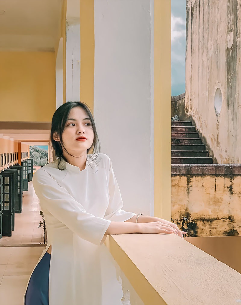 Nữ thần đồng phục mới nổi ở Bắc Giang - 7
