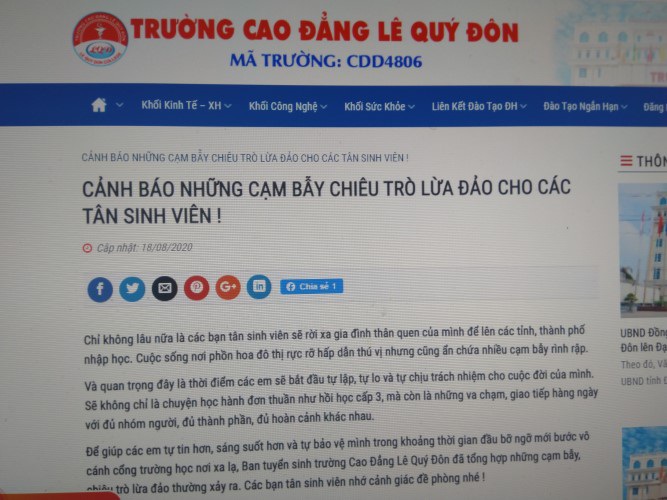 Tân sinh viên: Cảnh giác với cám dỗ - 2