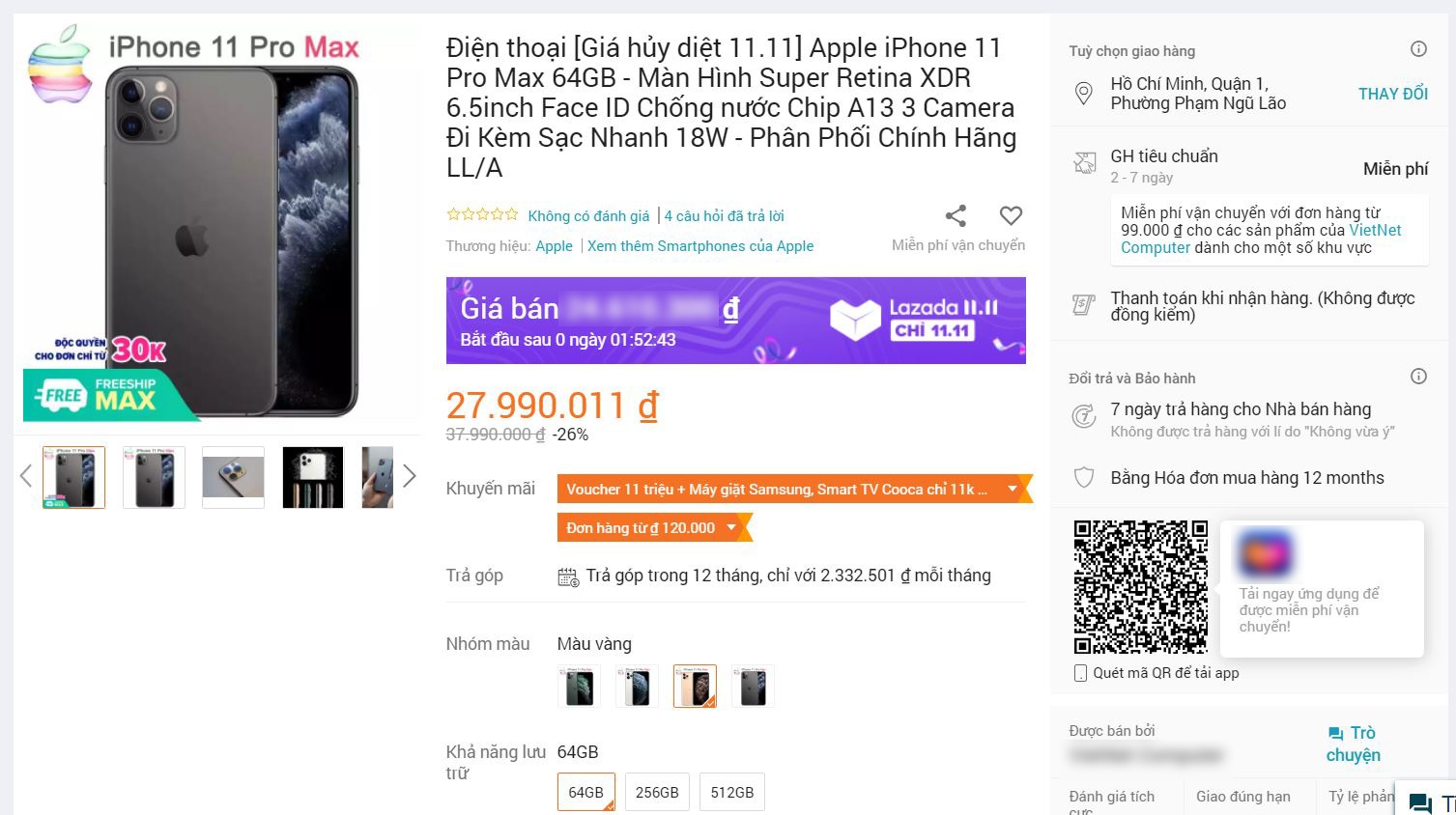 iPhone, tai nghe giảm giá hơn 10 triệu đồng là trò lừa đảo ngày sale 11/11 - 1