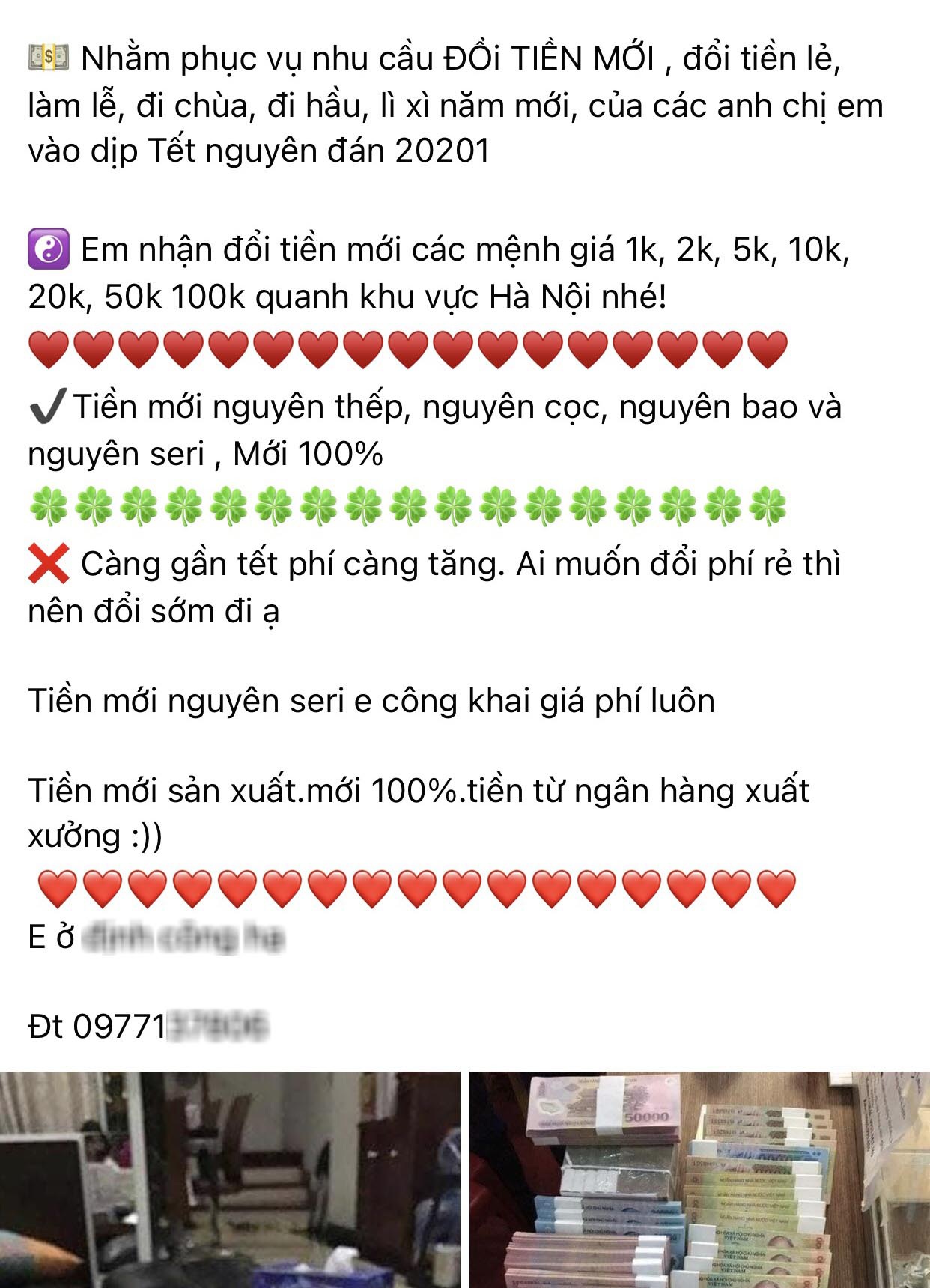 Cận Tết: Dịch vụ đổi tiền lẻ tái xuất, náo động trên chợ mạng - 3