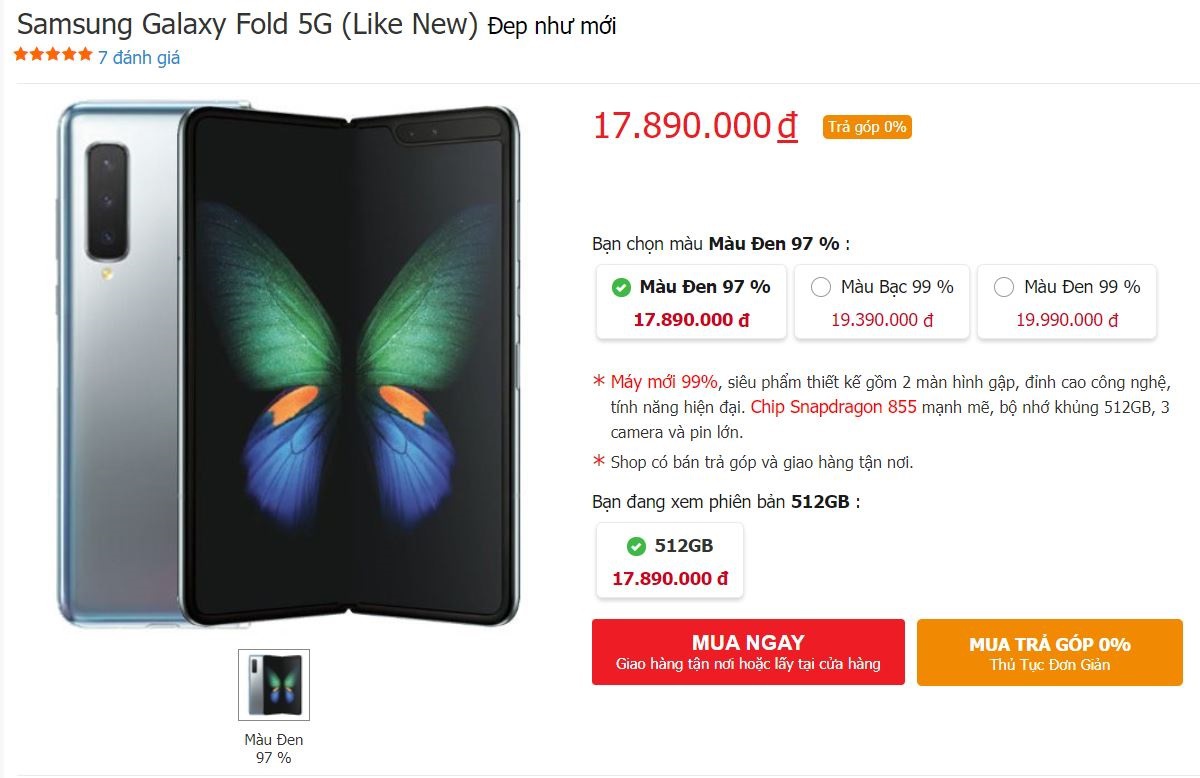 Galaxy Fold, Z Flip giá rẻ đổ bộ về Việt Nam, cẩn thận khi mua