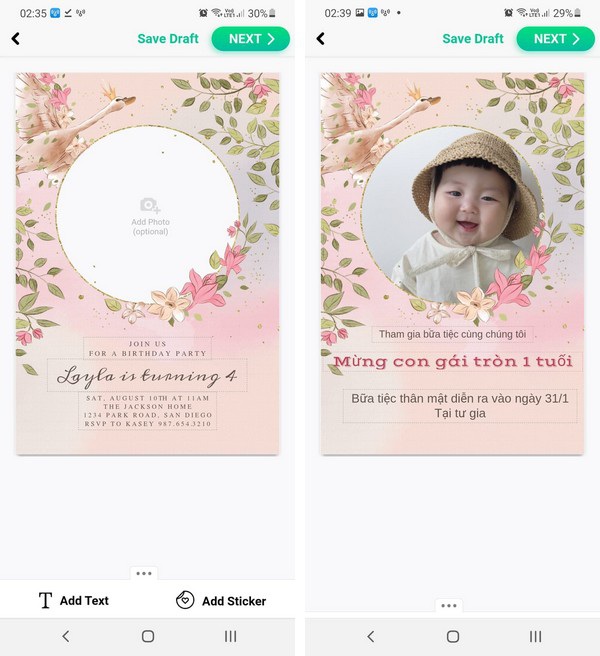 Ứng dụng giúp tự tạo tấm thiệp mời, thiệp mừng đẹp mắt và đầy nghệ thuật - 3