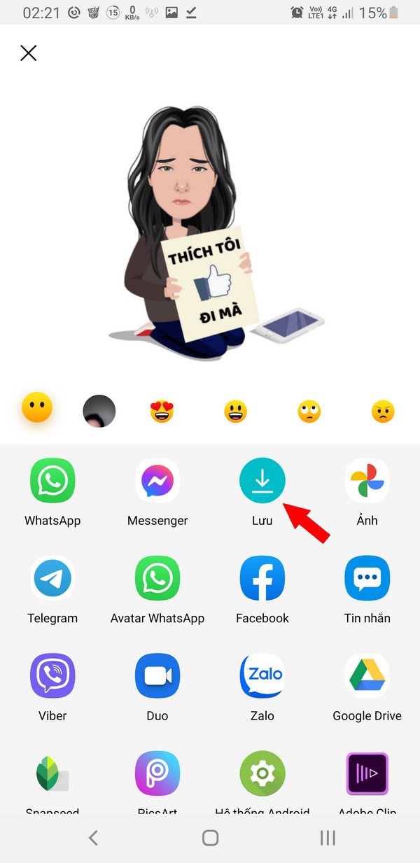 Mẹo hay biến gương mặt của chính bạn thành sticker hài hước trên smartphone - 4