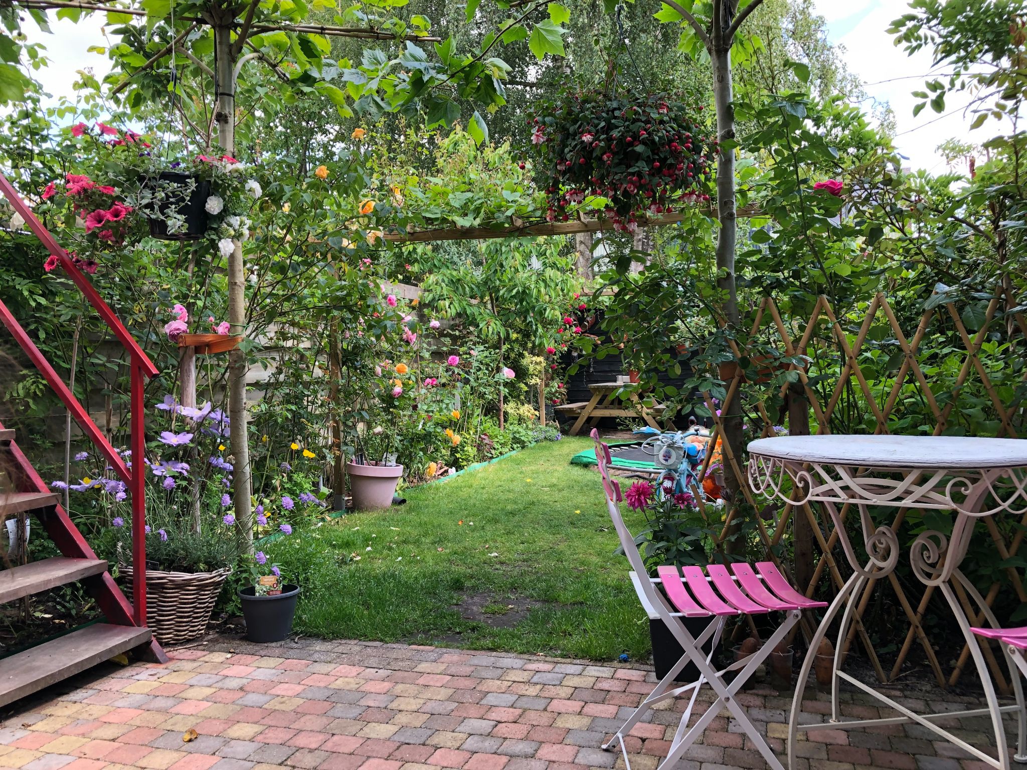 Sửng sốt khu vườn 100m2 tràn ngập hoa trái của mẹ Việt ở Hà Lan - 1