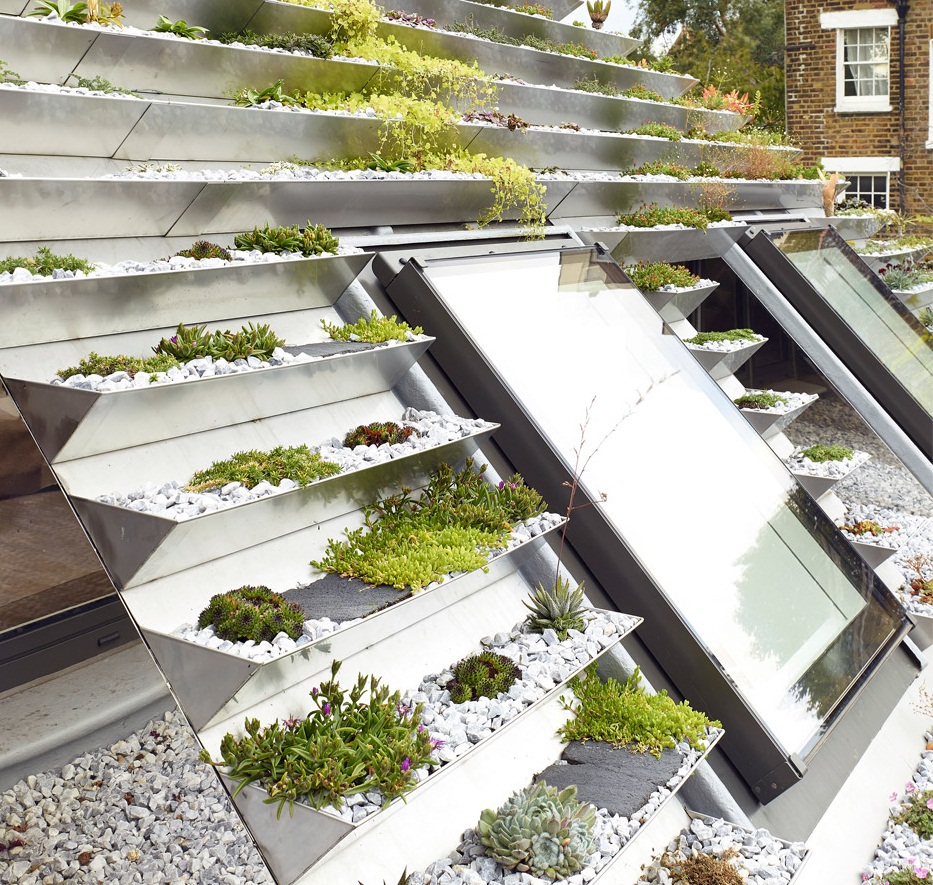 Vườn lạ như kim tự tháp có 800 cây trên mái nhà giữa phố thị đông đúc - 4