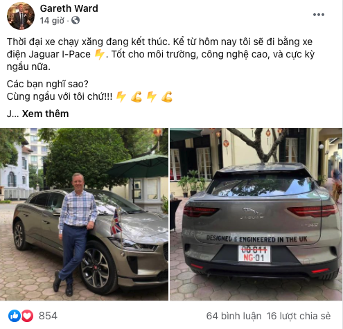 Ô tô điện Jaguar I-Pace đầu tiên về Việt Nam, chủ xe gây chú ý hơn cả - 1