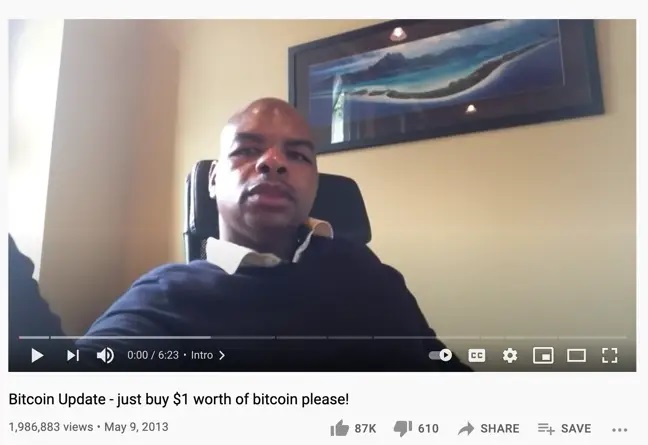 Youtuber từng khuyên mọi người mua Bitcoin cách đây 8 năm giờ sống ra sao? - 1