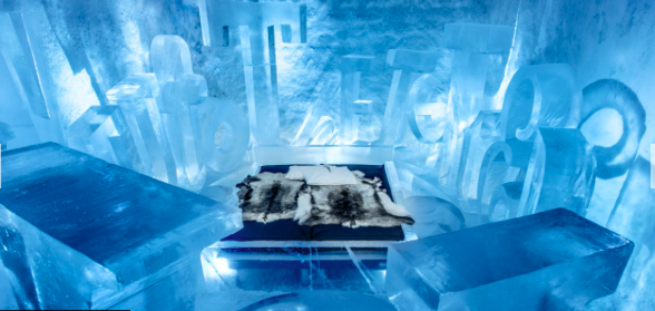 Kinh ngạc với khách sạn làm từ băng tuyết, lạnh giá bốn mùa - 3